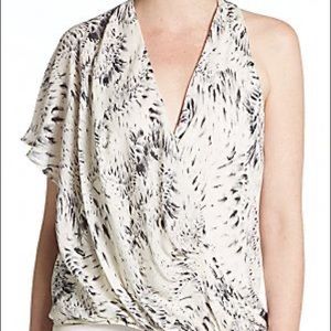 Haute Hippie one shoulder blouse